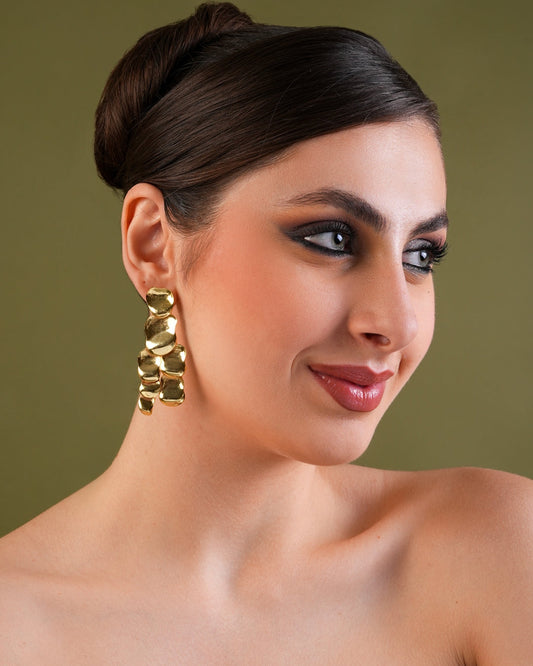 Lava Flow Sculpted Earrings