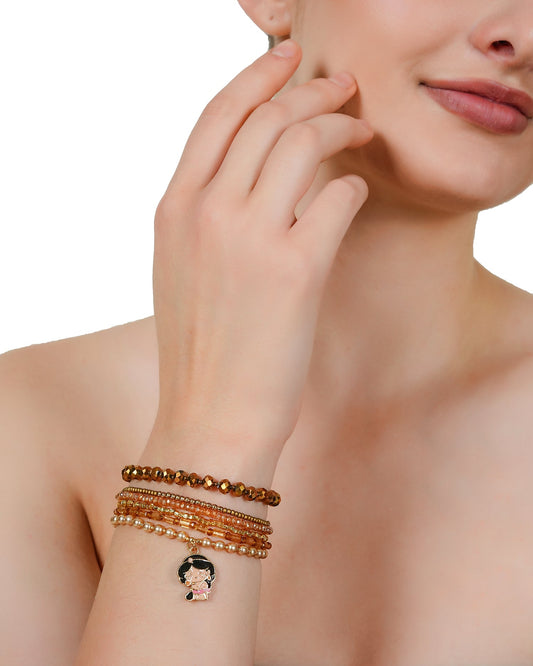 Choco Charm Bracelet Set