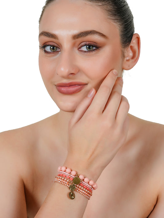 Peach Sorbet Bracelet Set