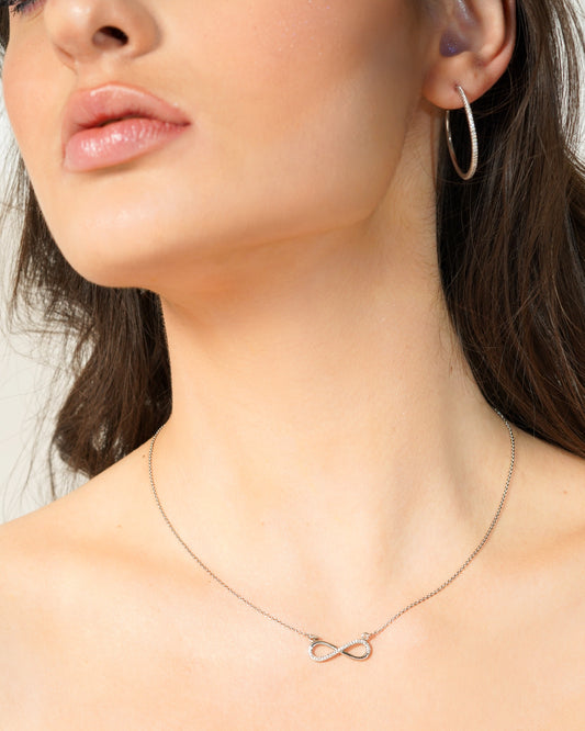 Timeless Infinity Pendant – 925 Sterling Silver