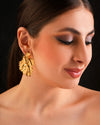 Golden Grove Leaf Earrings