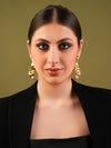 Gilded Flame Drop Earrings