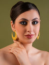 Sun-etched Crescent Hoops