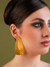 Golden Rift Drop Earrings