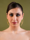 Golden Whisper Curve Earrings