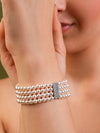 Celeste Crown Pearl Bracelet
