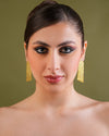 Gilded Edge Hammered Earrings