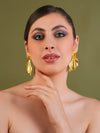 Golden Drape Sculptural Earrings