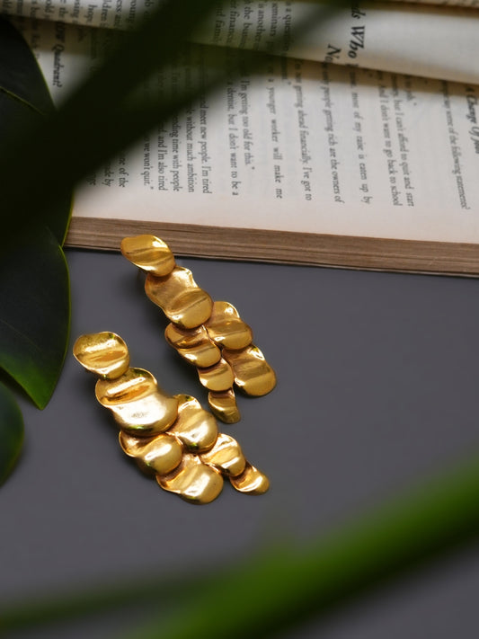 Lava Flow Sculpted Earrings