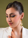 Golden Ripple Flow Earrings