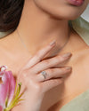 Oval Elegance Moissanite Solitaire Ring