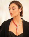 Blush Cascade Pearl Necklace