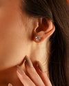 Eternal Heart Moissanite Earrings