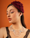 Regalia Multi-Strand Pearl Necklace
