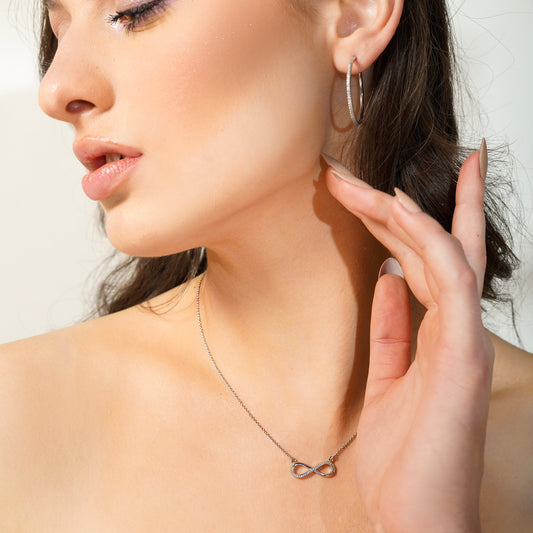 Timeless Infinity Pendant – 925 Sterling Silver