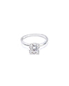 Classic Round Moissanite Solitaire Ring