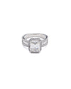 Majestic Emerald Moissanite Ring