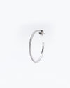 Radiance Line Moissanite Hoops