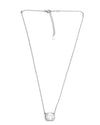 Emerald-Cut Moissanite Solitaire Necklace
