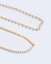 Luxe Crystal Pearl Layered Necklace