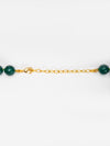 Basraa Emerald Green Agate Pearl Necklace