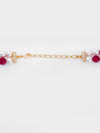 Basraa Ruby Red Jade Radiance Dual-Layer Pearl Necklace