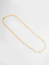 Basraa Pearl Link Chain Necklace – 18K Gold-Plated Modern Luxury