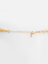 Basraa Multi-Layer Pearl &amp; Gold Drop Necklace