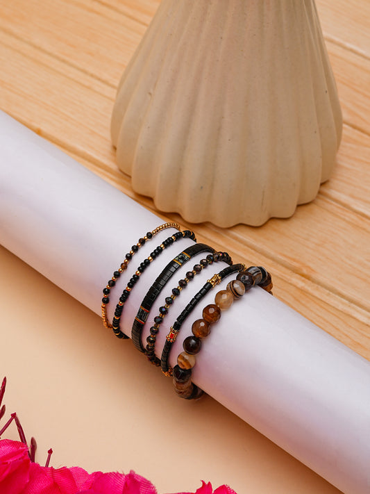 Midnight Muse Bracelet Set – Power Meets Poise