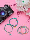 Ocean Breeze Bracelet Set – Cool Tones, Natural Vibes