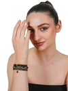 Noir Luxe Beaded Bracelet Set
