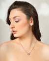 Emerald-Cut Moissanite Solitaire Necklace